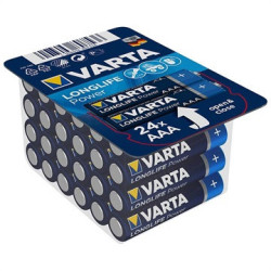 Pack 24 Piles VARTA Pile alcaline LONGLIFE Power AAA (LR03) 1.5V PILEAAA_8496807536 - 1