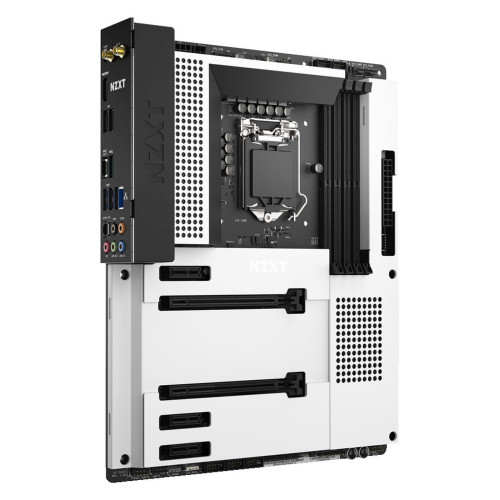 Carte Mère NZXT N7 Z490 WHITE ATX LGA1200 DDR4 USB3.2 M.2 Wifi AX NZXT - 1 Carte Mère NZXT N7 Z490 WHITE ATX LGA1200 DDR4 USB3.2 M.2 Wifi AX NZXT - 1