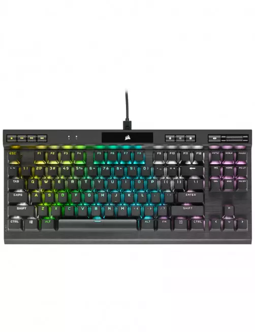 Clavier Gaming Corsair K70 RGB TKL CHAMPION SERIES (Cherry MX Red) CLCOK70TKL-CS-RED - 1