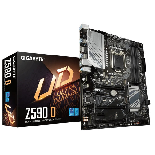 Carte Mère Gigabyte Z590 D ATX LGA1200 DDR4 USB3.2 Gigabyte - 1 Carte Mère Gigabyte Z590 D ATX LGA1200 DDR4 USB3.2 Gigabyte - 1