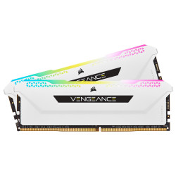 DDR4 Corsair Vengeance RGB PRO SL Kit 32Go 2x16Go 3200Mhz CL16 Blanc Corsair - 3
