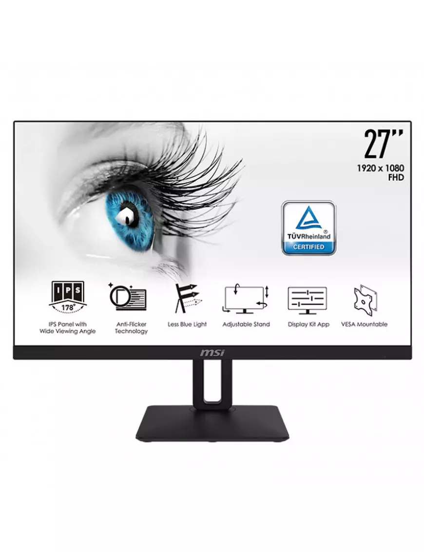 Ecran MSI 27" PRO MP271P 1920x1080 75Hz 5ms VGA HDMI PIVOT EC27MSMP271PPRO - 2