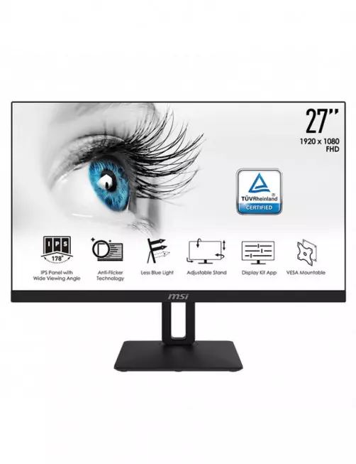 Ecran MSI 27" PRO MP271P 1920x1080 75Hz 5ms VGA HDMI PIVOT EC27MSMP271PPRO - 2