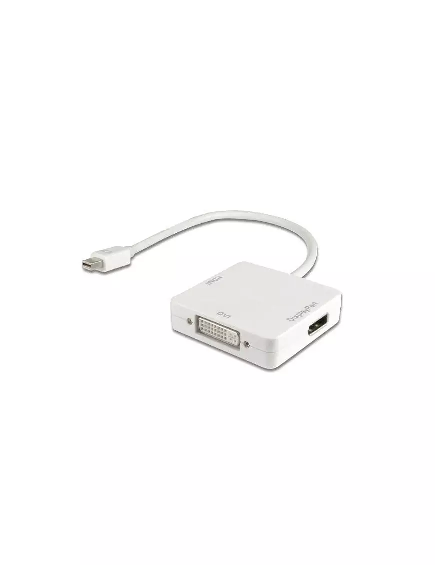Adaptateur Mini DisplayPort 1.2 Male vers HDMI / DVI / DP