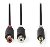 Adaptateur Jack 3.5mm Male vers 2x RCA Femelles Stéréo Adaptateur Jack 3.5mm Male vers 2x RCA Femelles Stéréo