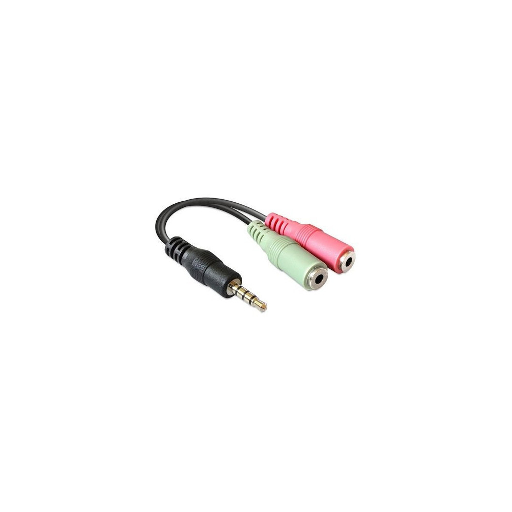 Adaptateur Jack 3.5mm Male vers 2x Jack 3.5mm Femelles