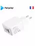 Alimentation Secteur 220V vers USB-C USB-A PD 30W Fairplay MONZA ALIMUSBFP-MNZ-02 - 2