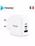 Alimentation Secteur 220V vers USB-C USB-A PD 30W Fairplay MONZA ALIMUSBFP-MNZ-02 - 3