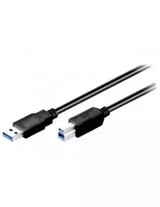 Cable USB 3.0 A vers B 3m CAUSB3_A/B_3M - 1