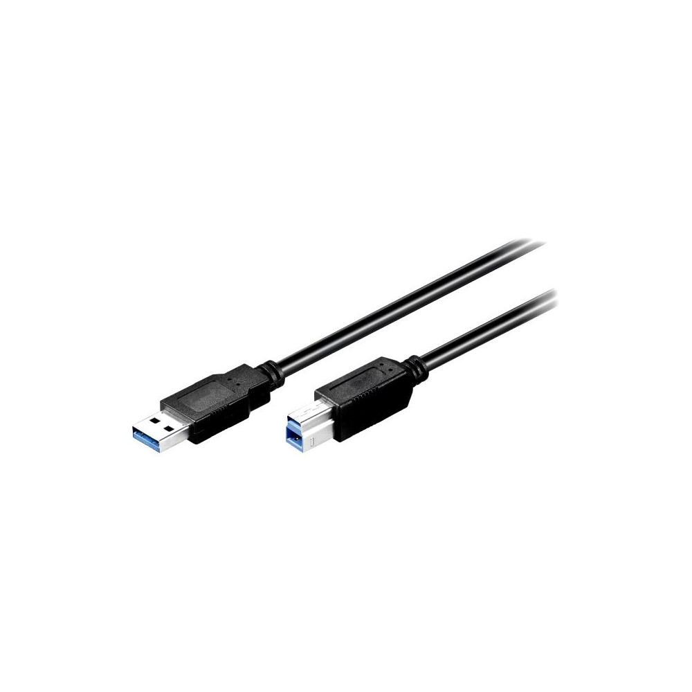 Cable USB 3.0 A vers B 3m CAUSB3_A/B_3M - 1