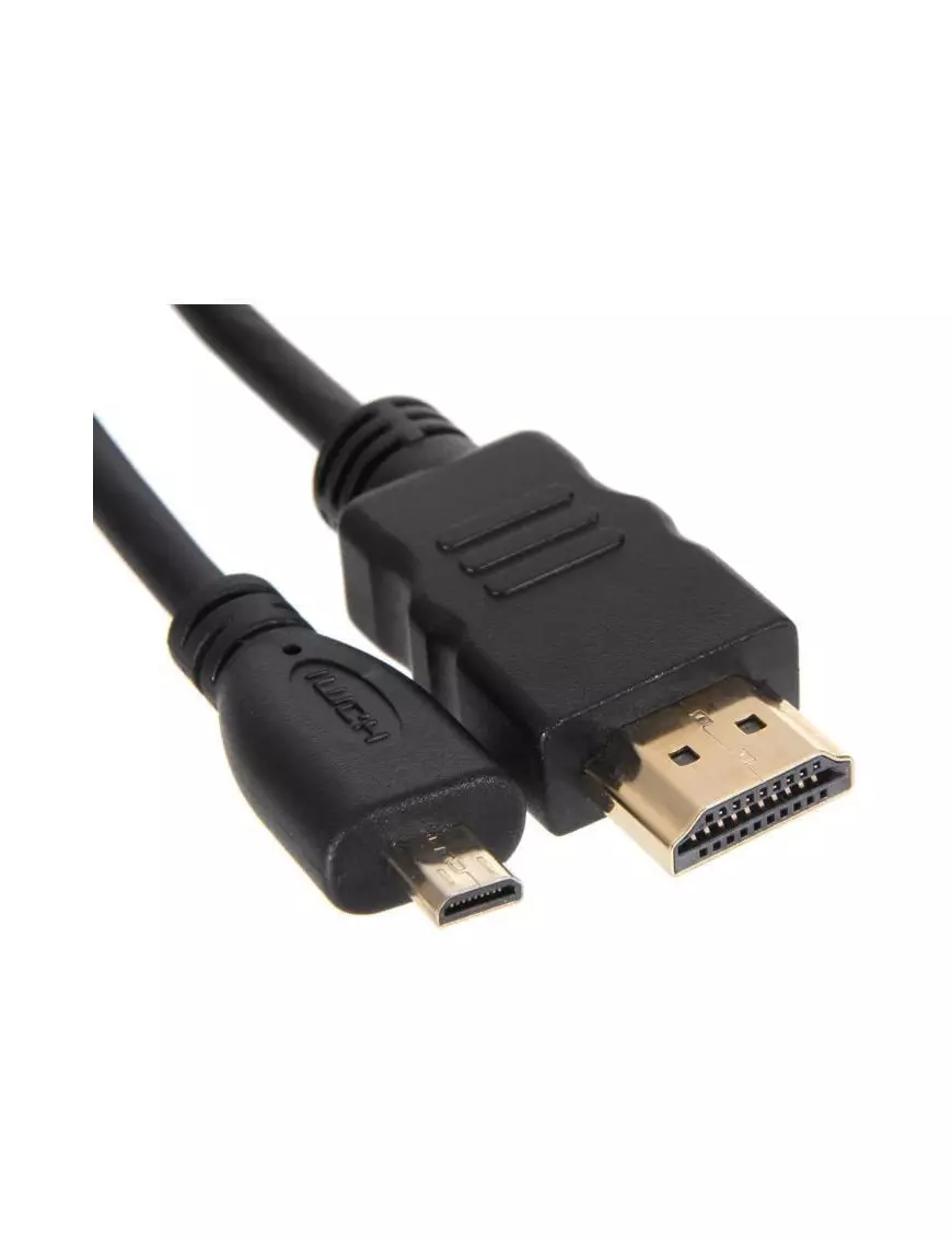 Cable HDMI M/M A vers D micro HDMI 2m
