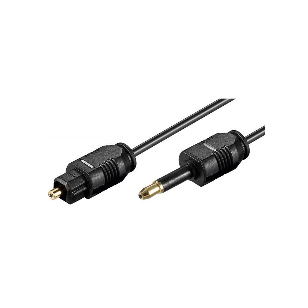 Cable Audio Optique Toslink Male vers Jack 3.5mm Male 2.0M CAOP-JACK_2.0M - 1