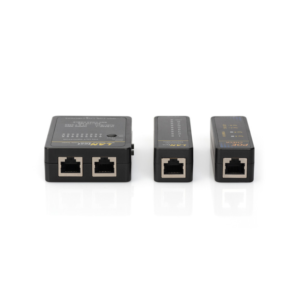 Testeur Cable Réseaux RJ45/12/11 BNC Digitus DN-14001 Testeur Cable Réseaux RJ45/12/11 BNC Digitus DN-14001