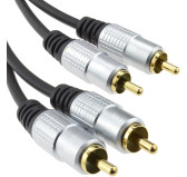 Cable Audio RCA Male/Male 1.0M Qualité Pro