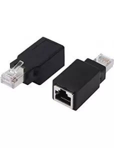 Raccord RJ45 Femelle / Male Droit vers Croisé C5e CRJ45_C5_AD - 1