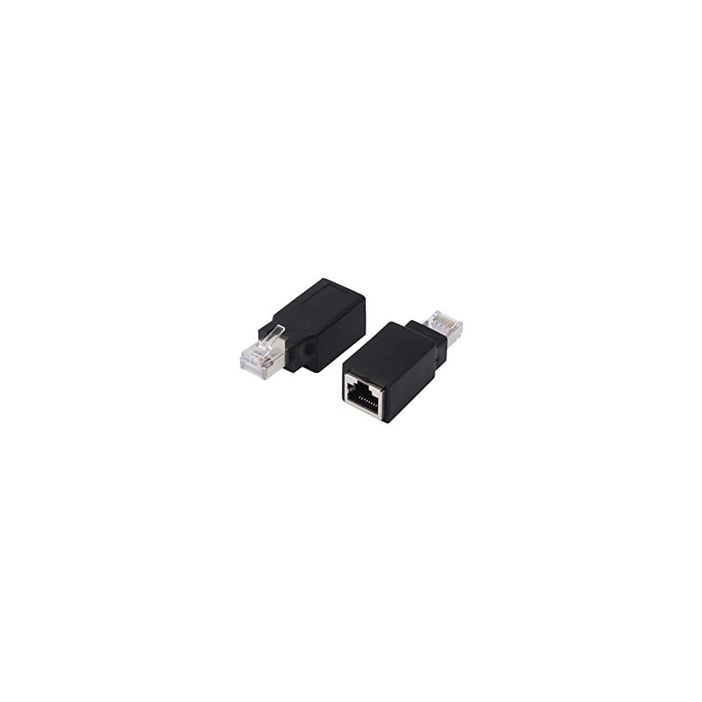 Raccord RJ45 Femelle / Male Droit vers Croisé C5e