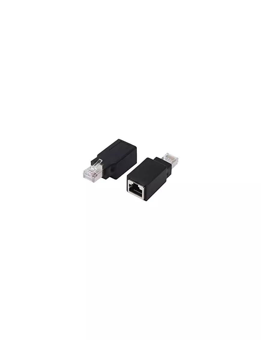 Raccord RJ45 Femelle / Male Droit vers Croisé C5e CRJ45_C5_AD - 1