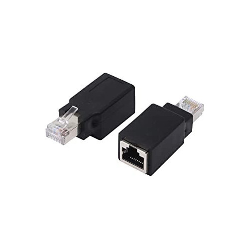 Raccord RJ45 Femelle / Male Droit vers Croisé C5e CRJ45_C5_AD - 1
