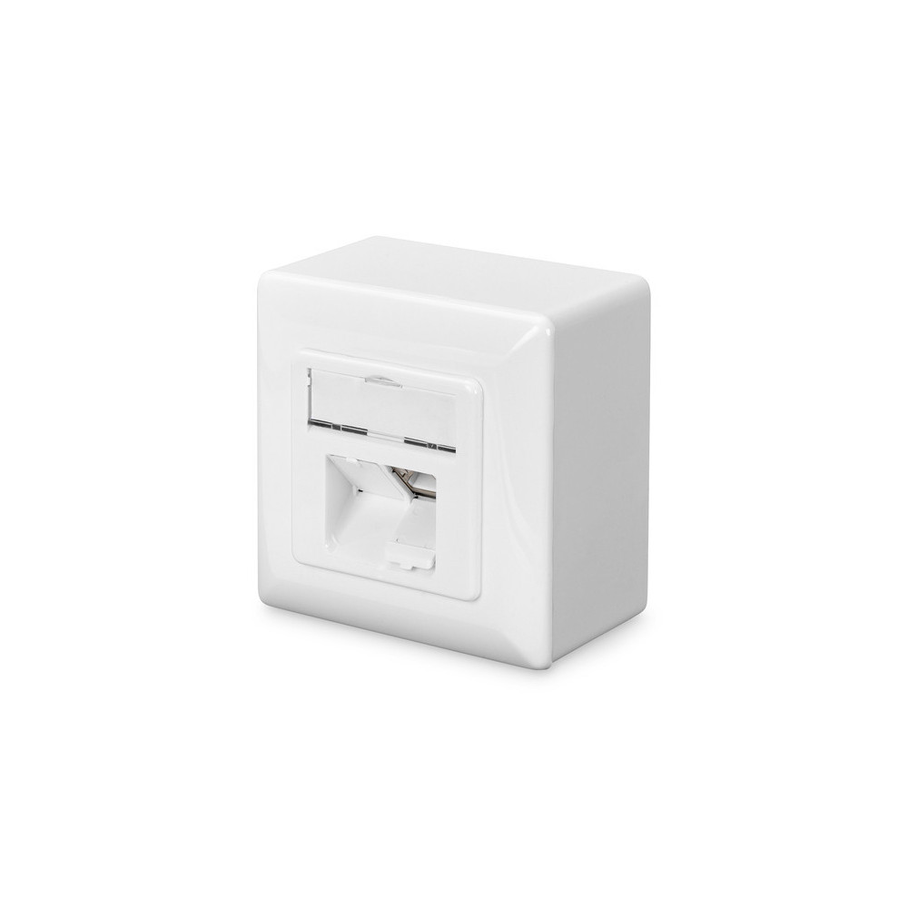 Prise RJ45 Cat6e Blindé Boitier en saillie 2xPrise Digitus DN-9006-N