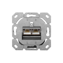 Prise RJ45 Cat6e Blindé Boitier en saillie 2xPrise Digitus DN-9006-N CRJ45_DN9006N - 2