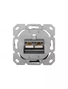 Prise RJ45 Cat6e Blindé Boitier en saillie 2xPrise Digitus DN-9006-N CRJ45_DN9006N - 2