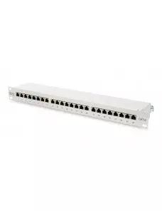 Panneau de Brassage Digitus 1U 19" CAT6E Blindé 24 x RJ45 DN-91624S BAIE_DN91624S - 1