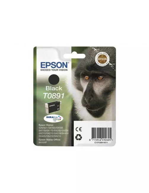 Cartouche Epson T0891 Noir SX105/110/205/400 CARTEPT0891 - 1