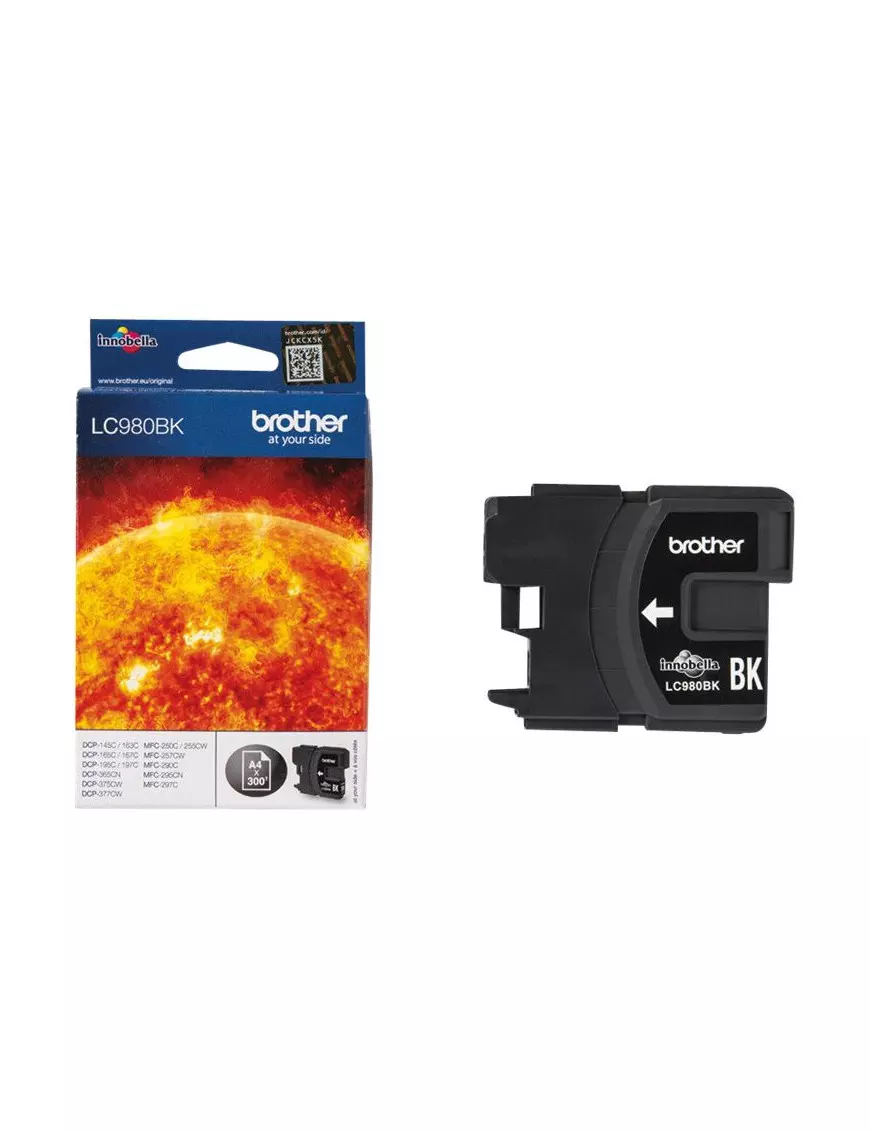 Cartouche Brother LC980BK Noir CARTBRLC980BK - 1