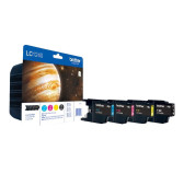 Pack Cartouche Brother LC1240 1 x Noir et 3 x Couleurs Pack Cartouche Brother LC1240 1 x Noir et 3 x Couleurs