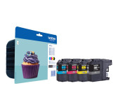 Pack Cartouche Brother LC123VALBP 1 x Noir et 3 x Couleurs 600 pages Pack Cartouche Brother LC123VALBP 1 x Noir et 3 x Couleurs 600 pages