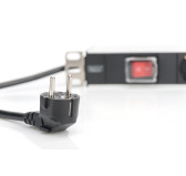 Bloc 19" 7 Prises Standard avec interrupteur Digitus DN-95402 Bloc 19" 7 Prises Standard avec interrupteur Digitus DN-95402