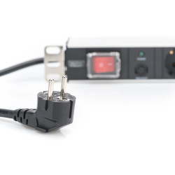Bloc 19" 7 Prises Std interrupteur parasurtenseur Digitus DN-95403 BAIE_DN95403 - 2