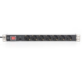 Bloc 19" 7 Prises Std interrupteur parasurtenseur Digitus DN-95403