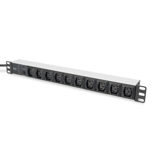 Bloc 19" 10 Prises IEC C13 avec parasurtenseur Digitus DN-95404 BAIE_DN95404 - 1 Bloc 19" 10 Prises IEC C13 avec parasurtenseur Digitus DN-95404 BAIE_DN95404 - 1