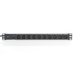 Bloc 19" 10 Prises IEC C13 avec parasurtenseur Digitus DN-95404 BAIE_DN95404 - 2