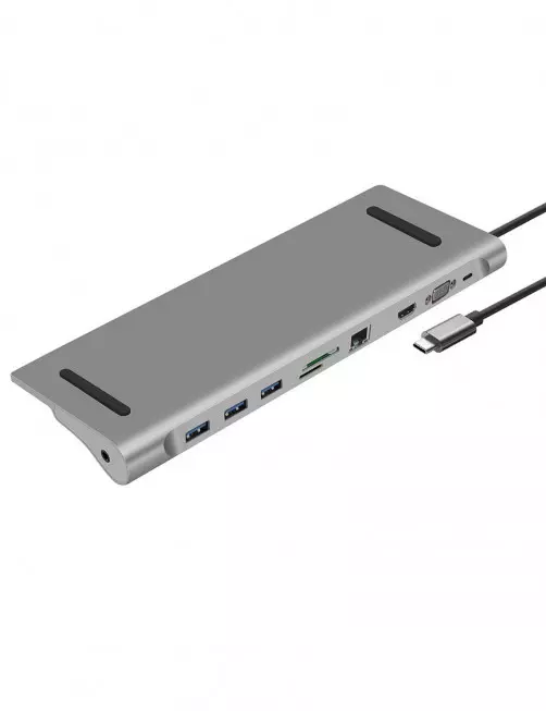 Station d'Accueil Heden USB 3.1 Type-C PD (100W) 10 Ports Mac/PC SAHE-HUBUSBC10PORT - 4 Station d'Accueil Heden USB 3.1 Type-C PD (100W) 10 Ports Mac/PC SAHE-HUBUSBC10PORT - 4