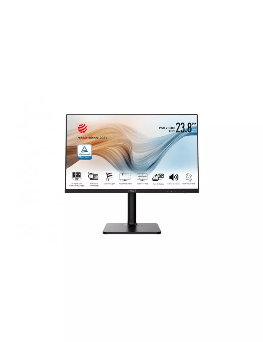 Ecran MSI 24" Modern MD241P IPS 1920x1080 75Hz 5ms HDMI USB-C EC24MSMD241P - 1