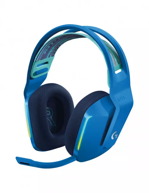 Micro Casque Logitech G733 Lightspeed Gaming Bleu Logitech - 2 Micro Casque Logitech G733 Lightspeed Gaming Bleu Logitech - 2