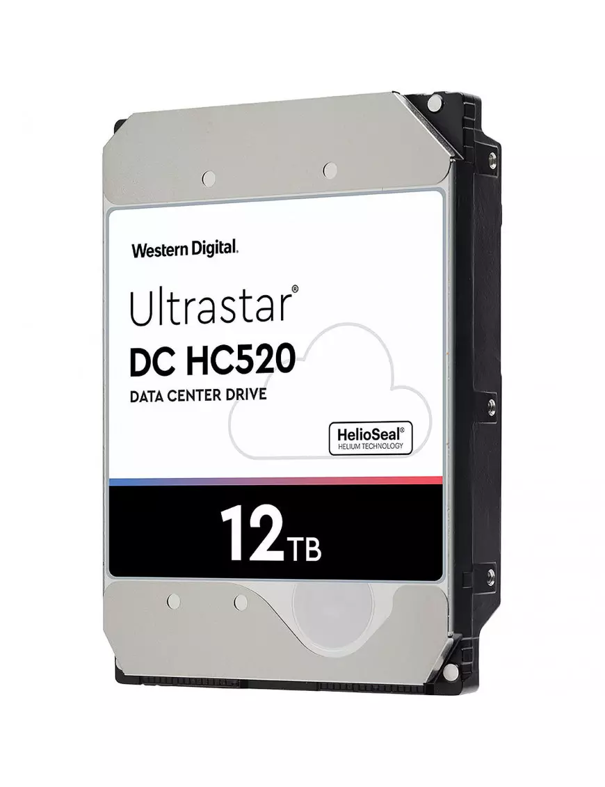 Disque Dur SATA 12To 256Mo WD Ultrastar DC HC520 (0F30146) 7200tr/min DD12TOHUH721212ALE - 2