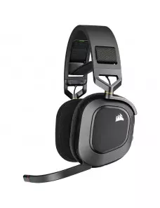 Casque Corsair HS80 RGB WIRELESS Gaming Premium Carbone - 1