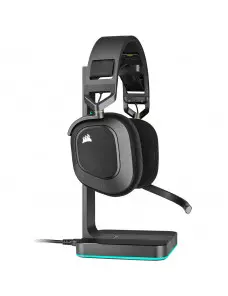 Casque Corsair HS80 RGB WIRELESS Gaming Premium Carbone - 3