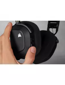 Casque Corsair HS80 RGB WIRELESS Gaming Premium Carbone - 9