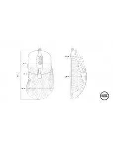 Souris Xtrfy M4 RGB TOKYO EDITION 16000dpi - 7