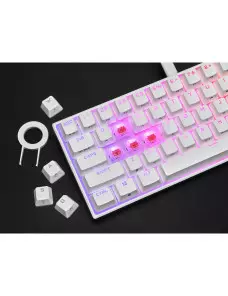 Clavier Gaming Corsair K65 RGB MINI Blanc (Cherry MX Red) - 7