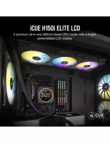 Kit WaterCooling Corsair iCUE H150i ELITE LCD 360mm - 13