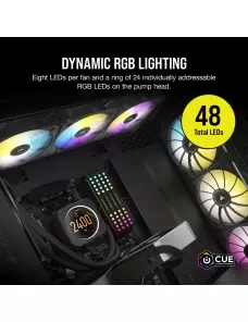 Kit WaterCooling Corsair iCUE H150i ELITE LCD 360mm - 15