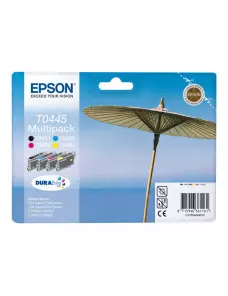 Cartouche Epson T0445 1 x Noir et 3 Couleurs