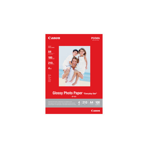 100 x Canon Glossy Photo Paper GP-501 A4 210x297mm 210g/m2 100 x Canon Glossy Photo Paper GP-501 A4 210x297mm 210g/m2