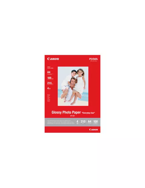 100 x Canon Glossy Photo Paper GP-501 A4 210x297mm 210g/m2