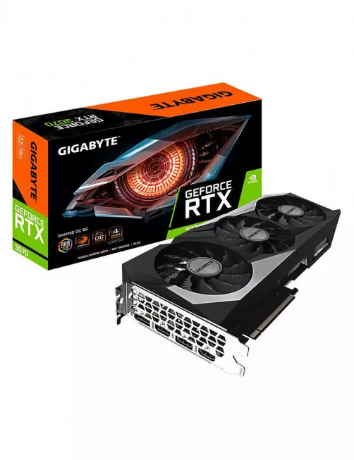 Carte Graphique Gigabyte GV-N3070GAMING OC-8GD 2.0 RTX 3070 GAMING OC Gigabyte - 2